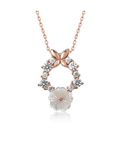 Gümüş Bahar Çiçeği Kolye