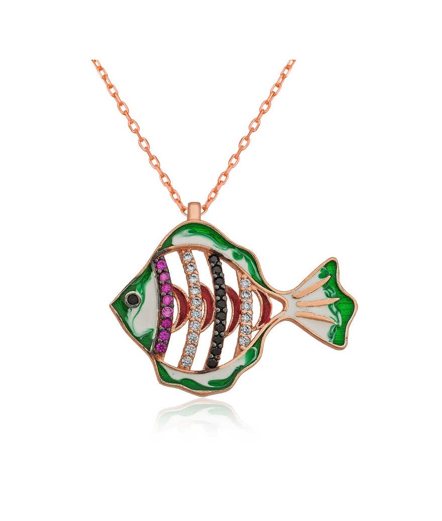 Gümüş Balık Kolye