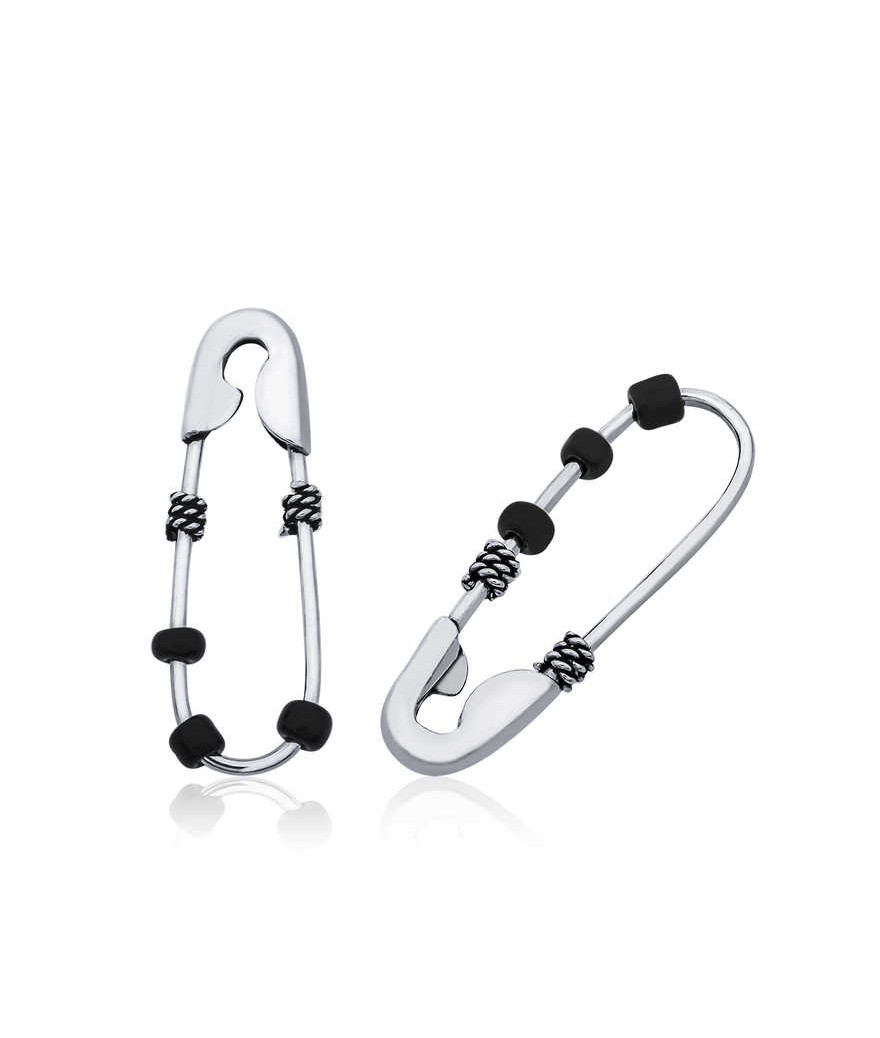 Gümüş Çengel İğne Küpe