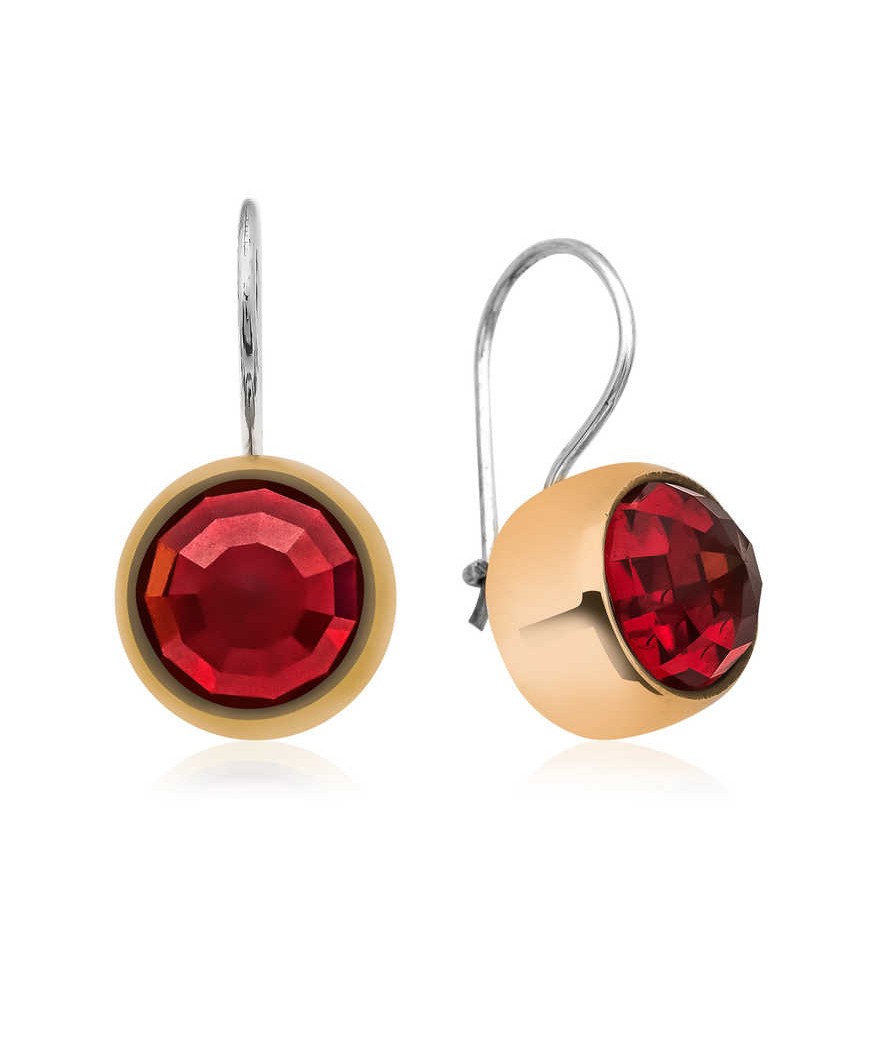 Gümüş Otantik Yakut Küpe