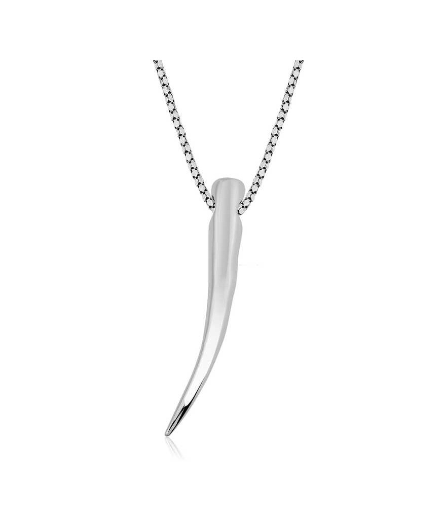 Gümüş Fil Dişi Kolye