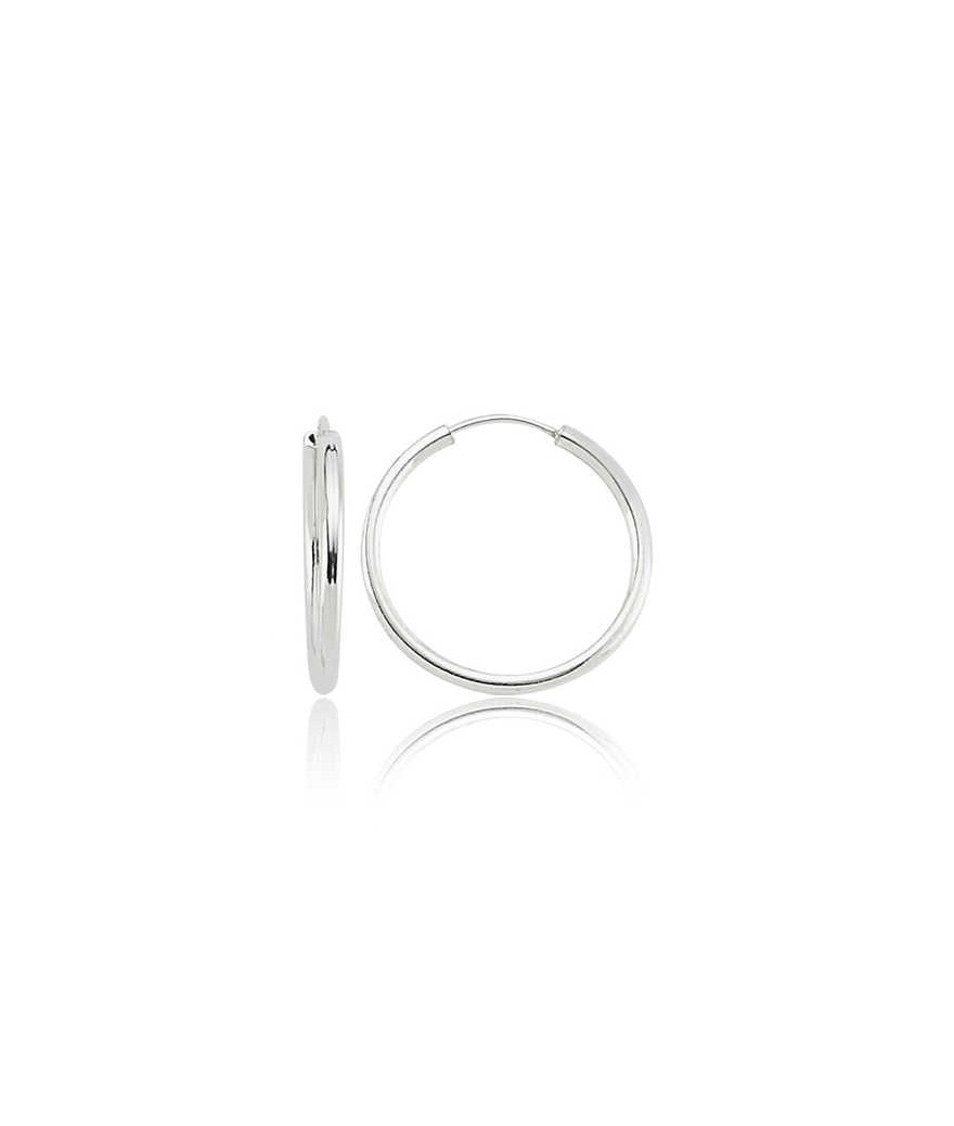 Gümüş Halka Küpe