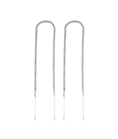 Gümüş Zincirli Küpe