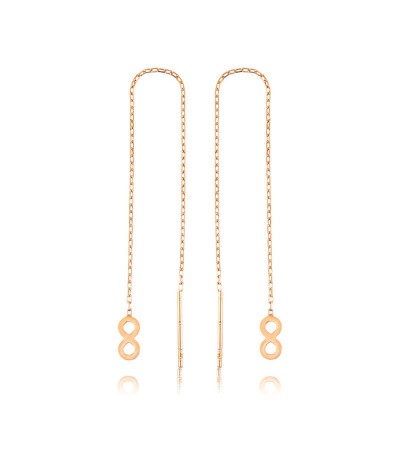 Gümüş Zincirli Sonsuzluk Küpe