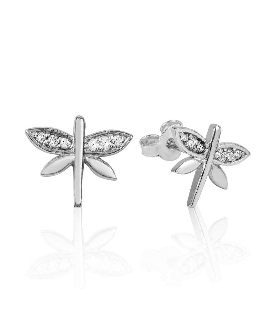 Gümüş Yusufcuk Çivili Küpe