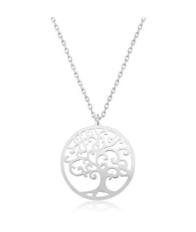 Gümüş Hayat Ağacı Bayan Kolye