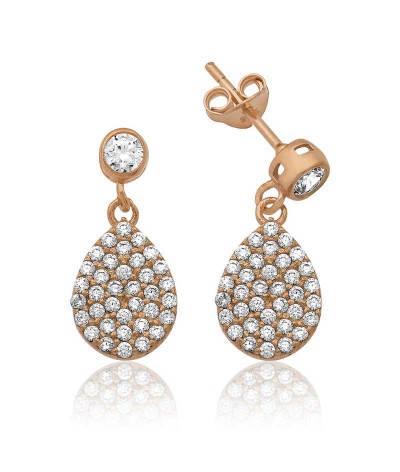 Gümüş Damla Küpe