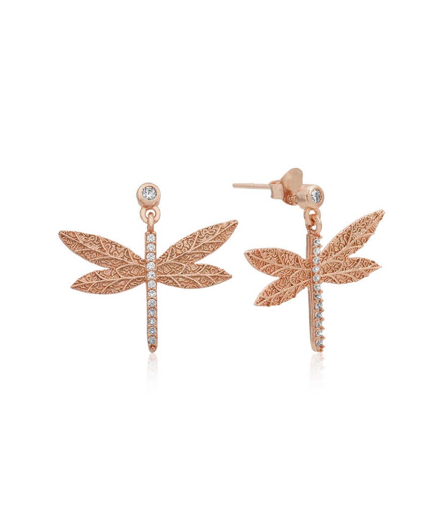 Gümüş Yusufçuk Küpe