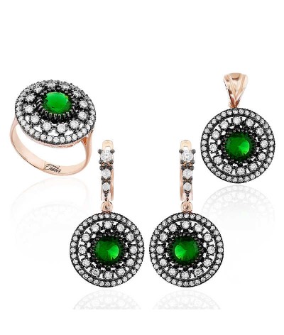 Gümüş Elmas Model Bayan Set