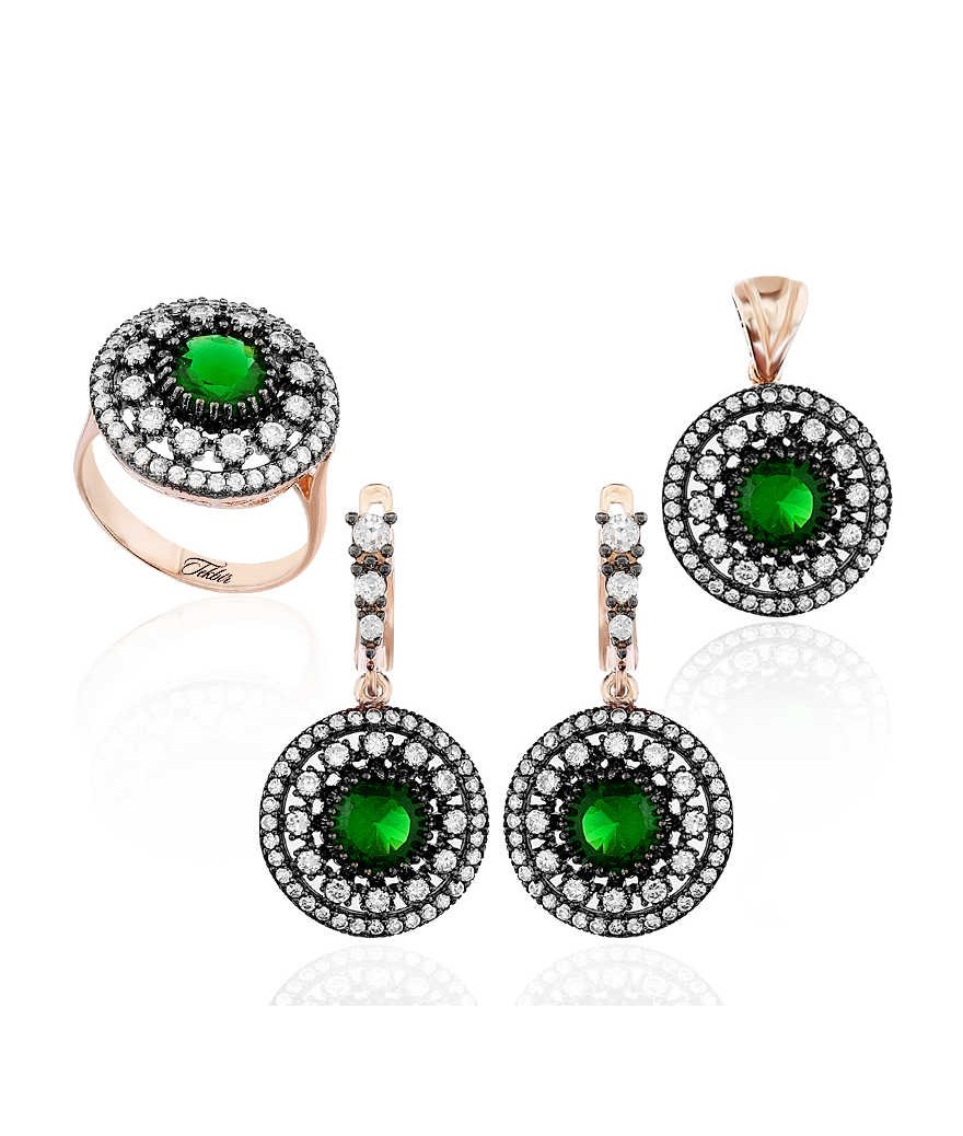 Gümüş Elmas Model Bayan Set