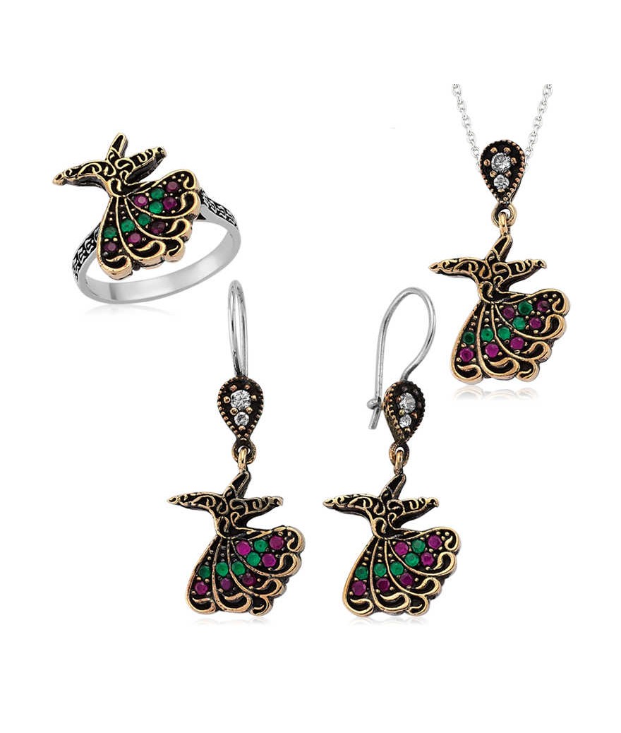 Gümüş Semazen Bayan Set