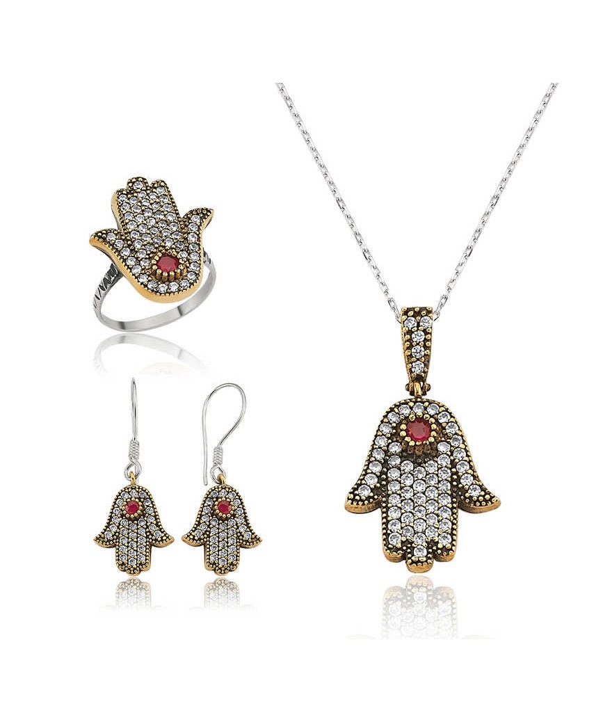 Gümüş Fatma Ana Eli Bayan Set