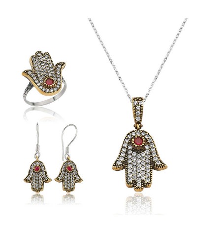 Gümüş Fatma Ana Eli Bayan Set