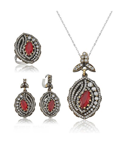 Gümüş Otantik Bayan Set