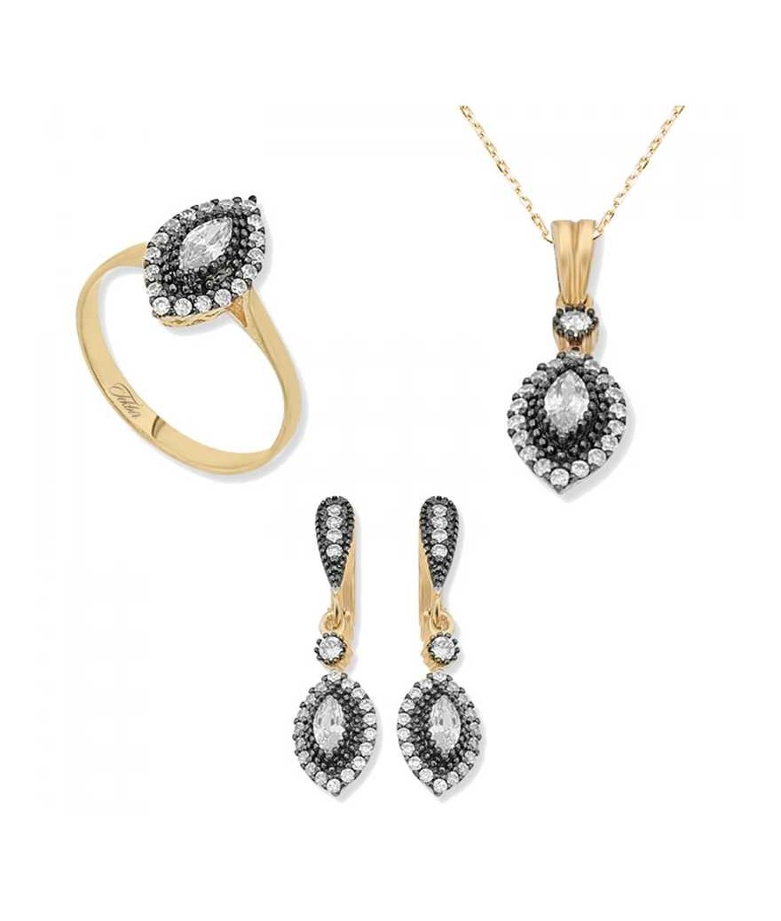 Gümüş Elmas Montür Mekik Bayan Set