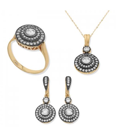 Gümüş Elmas Model Bayan Set