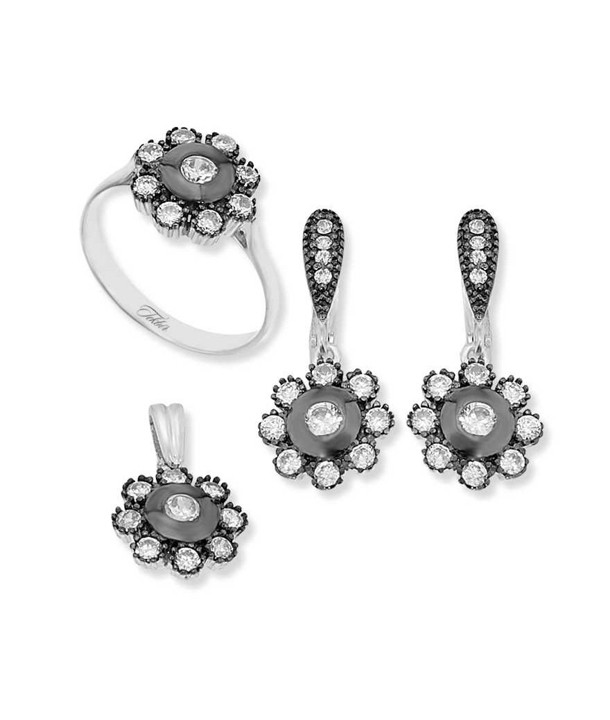 Gümüş Papatya Bayan Set