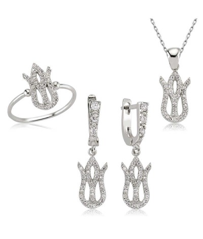 Gümüş Lale Bayan Set