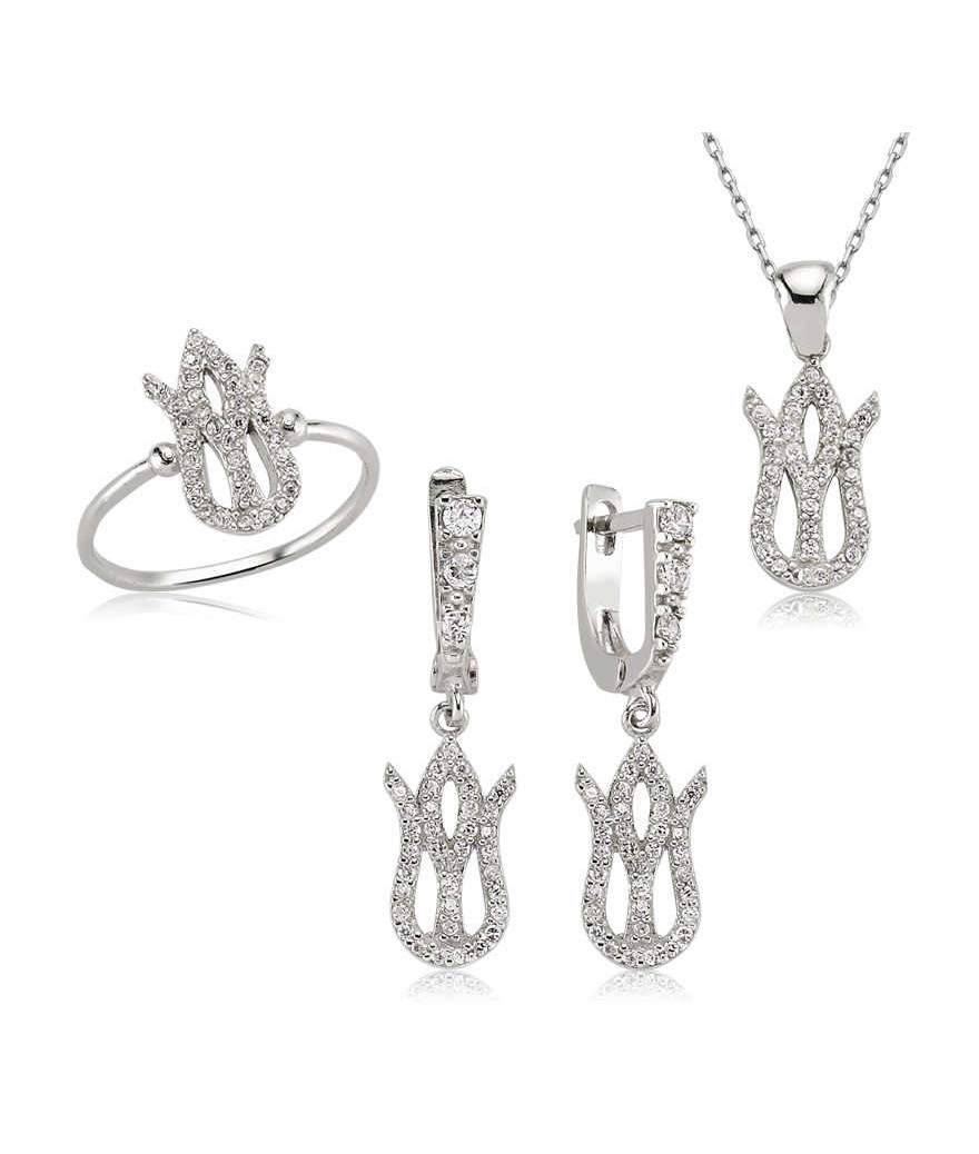 Gümüş Lale Bayan Set