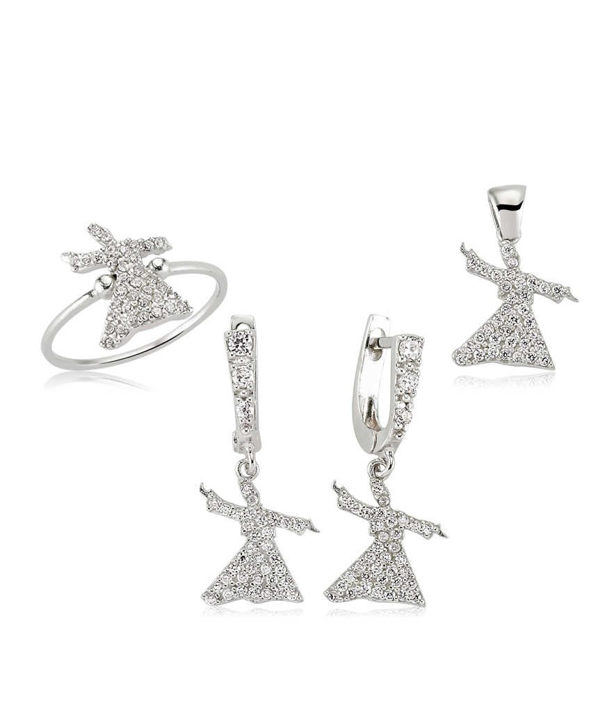 Gümüş Semazen Bayan Set