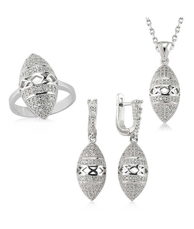 Gümüş Mekik Montür Bayan Set