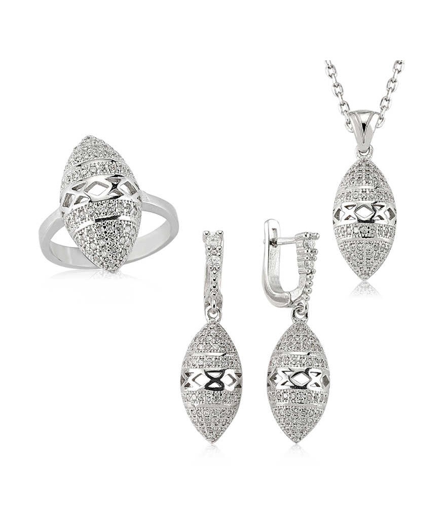 Gümüş Mekik Montür Bayan Set