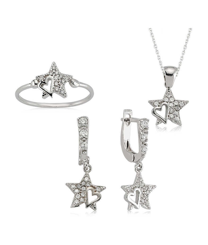 Gümüş Yıldız Bayan Set