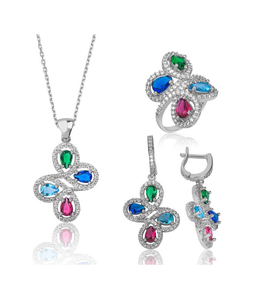 Gümüş Renkli Bayan Set