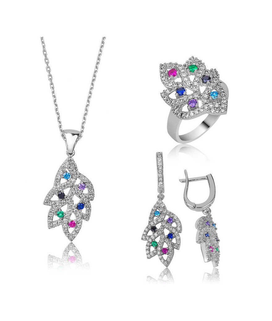 Gümüş Renkli Bayan Set