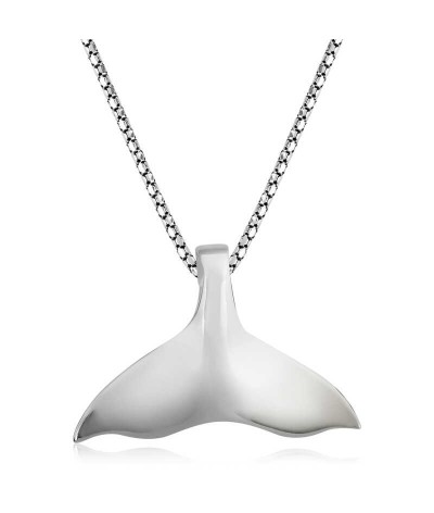 Gümüş Balık Kuyruğu Kolye