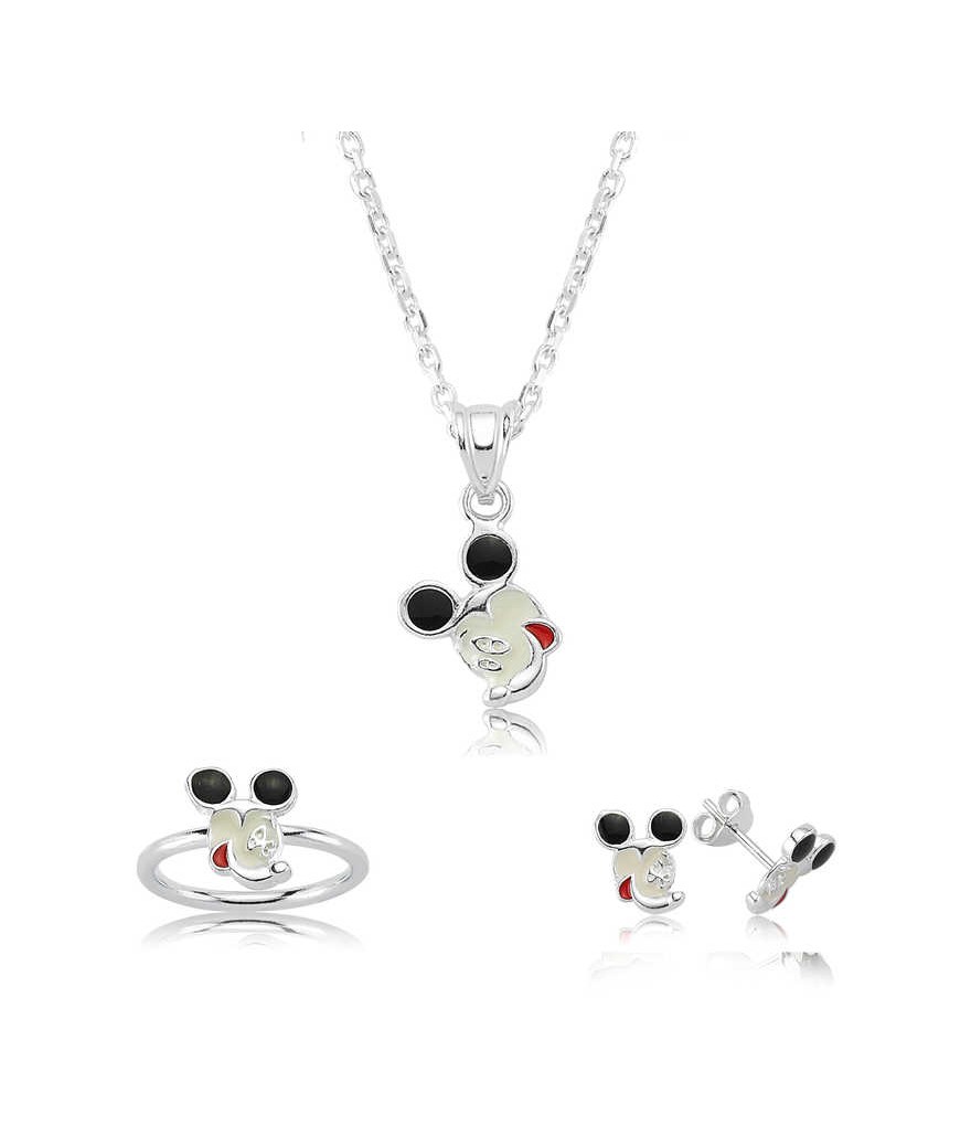 Gümüş Miki Mouse Çocuk Seti
