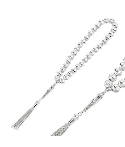 Kalemli Gümüş Tesbih