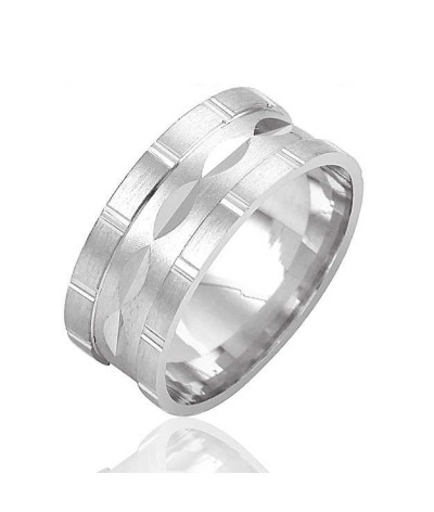 Klasik Bay - Bayan Gümüş Alyans