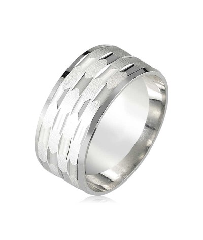 Gümüş Rodyumlu Alyans