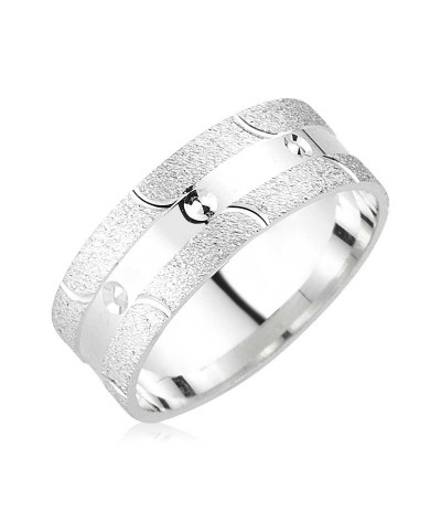 Gümüş Noktalı Alyans