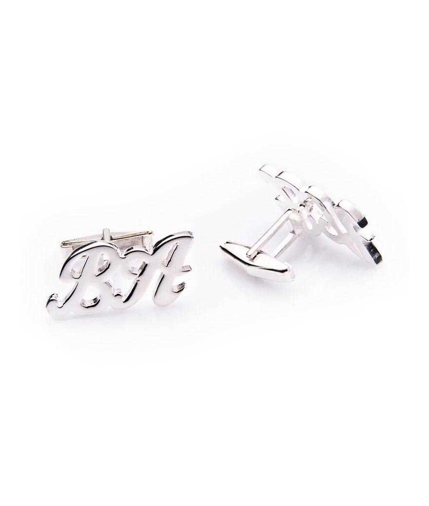 Kişiye Özel Gümüş Harf Kol Düğmesi