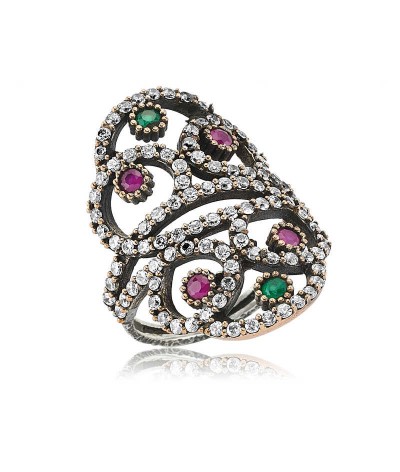 Gümüş Otantik Bayan Yüzük