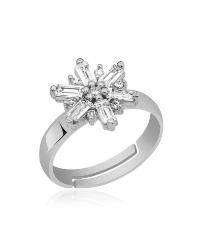 ​Gümüş Rüzgar Gülü Yüzük