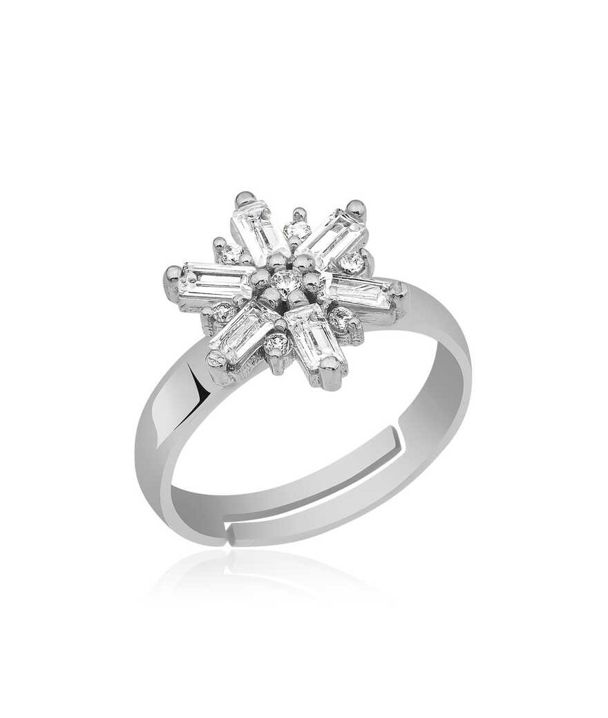 ​Gümüş Rüzgar Gülü Yüzük