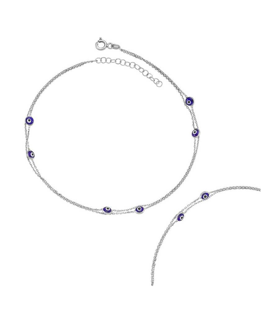 Gümüş Nazar Bayan Bileklik