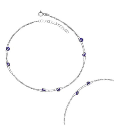 Gümüş Nazar Bayan Bileklik