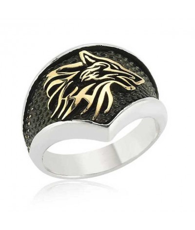 Gümüş Kurt Seyit Erkek Yüzük