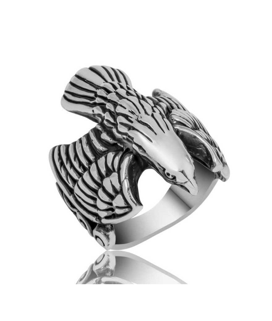 Gümüş Kartal Erkek Yüzük