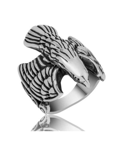 Gümüş Kartal Erkek Yüzük