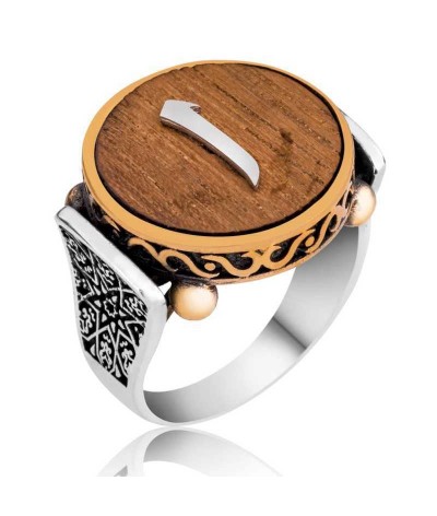 Gümüş Pelesenk Ağacı Elif Erkek Yüzük