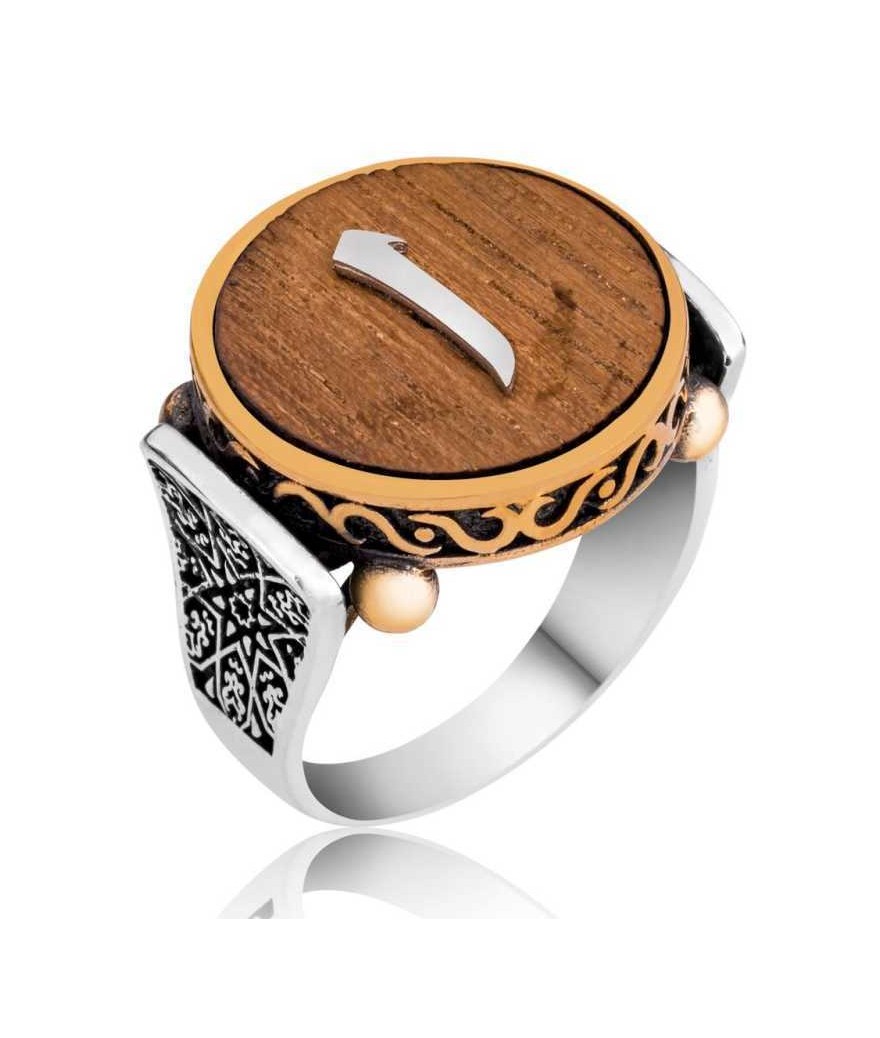 Gümüş Pelesenk Ağacı Elif Erkek Yüzük