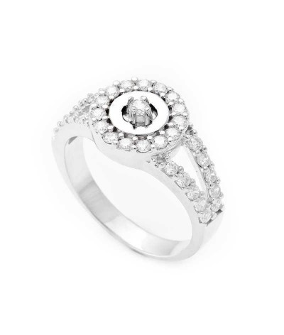 Gümüş Tek Taş Bayan Yüzük