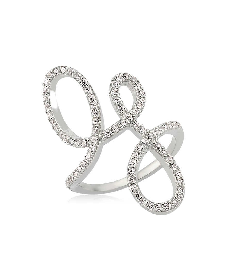 Gümüş Sonsuzluk Kördüğüm Bayan Yüzük