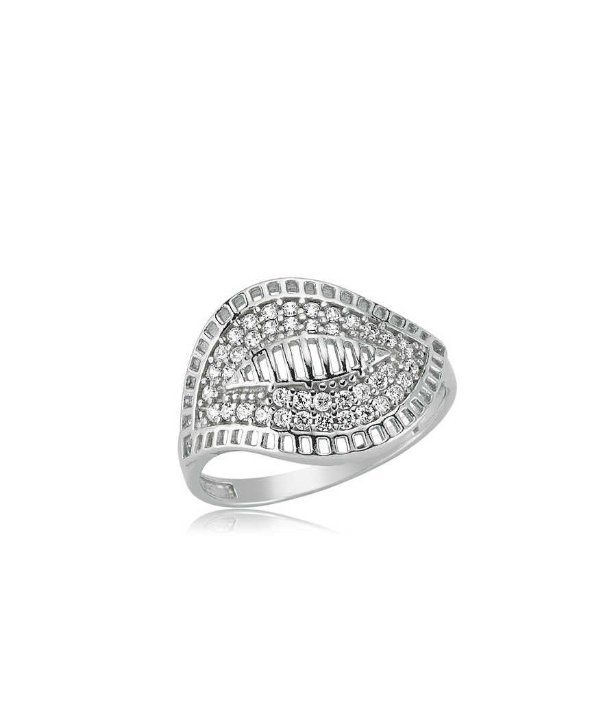 Gümüş Yaprak Bayan Yüzük