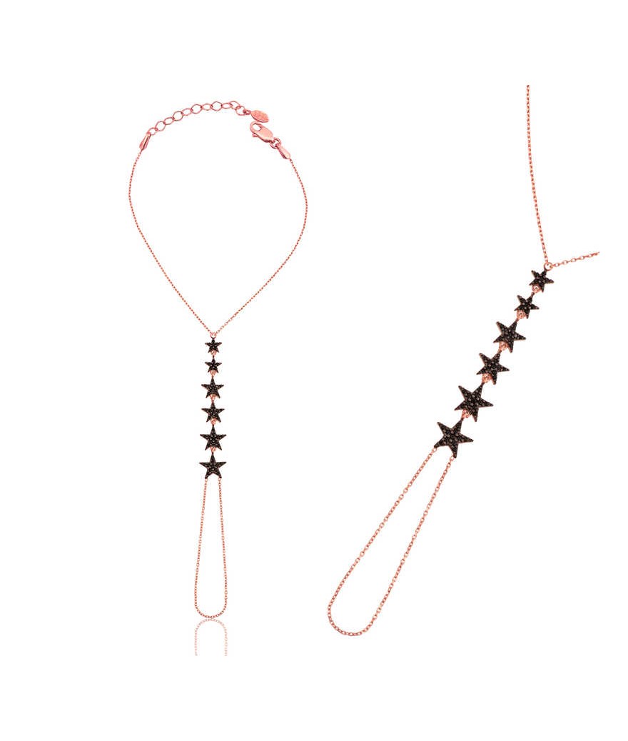 Gümüş Yıldız Şahmeran Bayan Bileklik